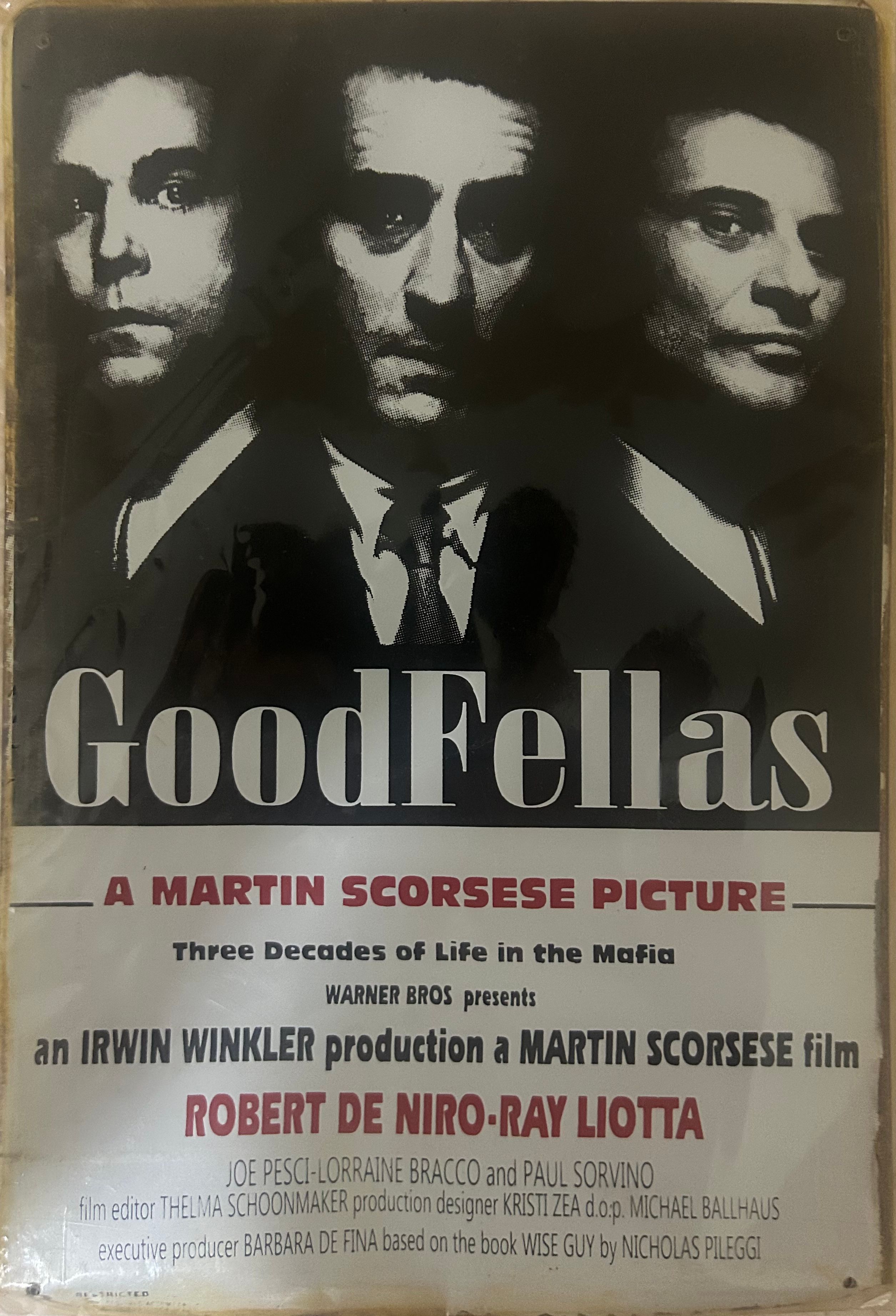 Good Fellas Metal Plaka - Tablolar | Bedirhan Çelik | Atölyem.net
